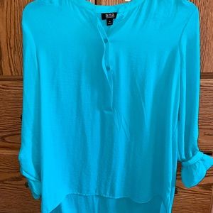 Turquoise Medium Ana 3 quarter blouse